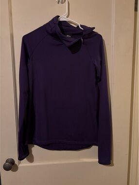 Nike Pro Dri-Fit Purple Long Sleeve Athletic Top Size L